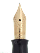 1945 PARKER STRIPED DUOFOLD SENIOR DUSTY ROSE BLUE DIAMOND FOUNTAIN PEN RESTORED OFFERED BY ANTIQUE DIGGER