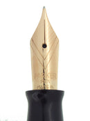 1945 PARKER STRIPED DUOFOLD SENIOR DUSTY ROSE BLUE DIAMOND FOUNTAIN PEN RESTORED OFFERED BY ANTIQUE DIGGER