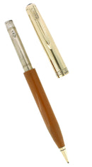 C1945 PARKER 51 YELLOWSTONE / MUSTARD MECHANICAL PENCIL RESTORED OFFERED BY ANTIQUE DIGGER