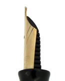 1946 PARKER SENIOR DUOFOLD STRIPED BLUE GRAY CELLULOID FOUNTAIN PEN RESTORED OFFERED BY ANTIQUE DIGGER