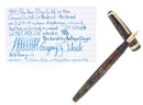 1945 PARKER SENIOR DUOFOLD GREEN GOLD CELLULOID FOUNTAIN PEN RESTORED OFFERED BY ANTIQUE DIGGER