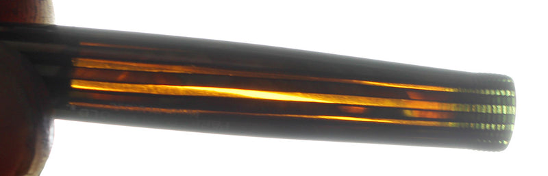 1945 PARKER SENIOR DUOFOLD GREEN GOLD CELLULOID FOUNTAIN PEN RESTORED OFFERED BY ANTIQUE DIGGER