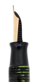 1945 PARKER VACUMATIC EMERALD PEARL SINGLE JEWEL FOUNTAIN PEN RESTORED EXCELLENT OFFERED BY ANTIQUE DIGGER