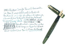 1945 PARKER VACUMATIC EMERALD PEARL SINGLE JEWEL FOUNTAIN PEN RESTORED EXCELLENT OFFERED BY ANTIQUE DIGGER