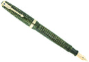 1945 PARKER VACUMATIC EMERALD PEARL SINGLE JEWEL FOUNTAIN PEN RESTORED EXCELLENT OFFERED BY ANTIQUE DIGGER