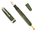 1945 PARKER VACUMATIC EMERALD PEARL MAJOR FOUNTAIN PEN RESTORED OFFERED BY ANTIQUE DIGGER