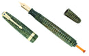 1945 PARKER VACUMATIC EMERALD PEARL SINGLE JEWEL FOUNTAIN PEN RESTORED EXCELLENT OFFERED BY ANTIQUE DIGGER
