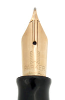 1945 PARKER EMERALD PEARL VACUMATIC MAJOR FOUNTAIN PEN F-BB FLEX NIB RESTORED OFFERED BY ANTIQUE DIGGER