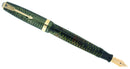 1945 PARKER EMERALD PEARL VACUMATIC MAJOR FOUNTAIN PEN M-B FLEX NIB RESTORED OFFERED BY ANTIQUE DIGGER