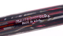 STICKERED 1945 PARKER SENIOR DUSTY ROSE STRIPED DUOFOLD BLUE DIAMOND FOUNTAIN PEN RESTORED OFFERED BY ANTIQUE DIGGER