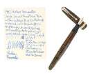 1945 PARKER VACUMATIC GOLDEN PEARL MAJOR FOUNTAIN PEN RESTORED OFFERED BY ANTIQUE DIGGER