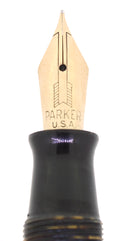 1945 PARKER VACUMATIC GOLDEN PEARL MAJOR FOUNTAIN PEN RESTORED OFFERED BY ANTIQUE DIGGER