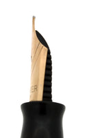 1945 PARKER SENIOR DUOFOLD DUSTY ROSE CELLULOID FOUNTAIN PEN M-BB NIB RESTORED OFFERED BY ANTIQUE DIGGER