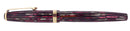 1945 PARKER SENIOR DUOFOLD DUSTY ROSE CELLULOID FOUNTAIN PEN M-BB NIB RESTORED OFFERED BY ANTIQUE DIGGER