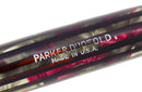 1945 PARKER SENIOR DUOFOLD DUSTY ROSE CELLULOID FOUNTAIN PEN M-BB NIB RESTORED OFFERED BY ANTIQUE DIGGER