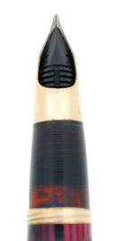 CIRCA 1945 SHEAFFER WHITE DOT CARMINE TRIUMPH FOUNTAIN PEN RESTORED OFFERED BY ANTIQUE DIGGER