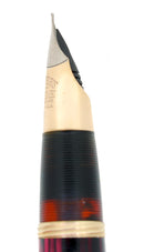 CIRCA 1945 SHEAFFER WHITE DOT CARMINE TRIUMPH FOUNTAIN PEN RESTORED OFFERED BY ANTIQUE DIGGER