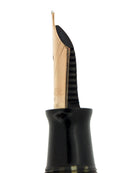 1945 PARKER SENIOR DUOFOLD STRIPED DUSTY ROSE CELLULOID FOUNTAIN PEN RESTORED OFFERED BY ANTIQUE DIGGER