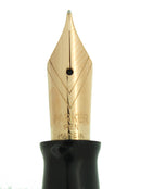 1945 PARKER SENIOR DUOFOLD STRIPED DUSTY ROSE CELLULOID FOUNTAIN PEN RESTORED OFFERED BY ANTIQUE DIGGER