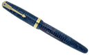 1946 PARKER AZURE PEARL VACUMATIC MAJOR FOUNTAIN PEN GORGEOUS COLOR RESTORED OFFERED BY ANTIQUE DIGGER