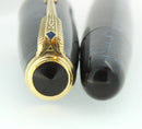 1946 PARKER AZURE PEARL VACUMATIC MAJOR FOUNTAIN PEN GORGEOUS COLOR RESTORED OFFERED BY ANTIQUE DIGGER