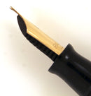 1946 PARKER AZURE PEARL VACUMATIC MAJOR FOUNTAIN PEN F to B FLEX NIB RESTORED