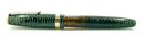 1946 PARKER EMERALD PEARL VACUMATIC MAJOR FOUNTAIN PEN F to B FLEX NIB RESTORED OFFERED BY ANTIQUE DIGGER