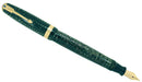 1946 PARKER EMERALD PEARL VACUMATIC MAJOR FOUNTAIN PEN F to B FLEX NIB RESTORED OFFERED BY ANTIQUE DIGGER