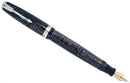 1946 PARKER SILVER PEARL VACUMATIC MAJOR FOUNTAIN PEN F to B FLEX NIB RESTORED OFFERED BY ANTIQUE DIGGER