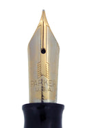 1946 PARKER EMERALD PEARL VACUMATIC MAJOR FOUNTAIN PEN XF-B FLEX NIB RESTORED OFFERED BY ANTIQUE DIGGER