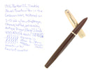1946 PARKER 51 CORDOVAN DOUBLE JEWEL FOUNTAIN PEN RESTORED FINE NIB OFFERED BY ANTIQUE DIGGER