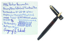 1946 PARKER AZURE BLUE PEARL VACUMATIC FOUNTAIN PEN MAJOR SIZE RESTORED OFFERED BY ANTIQUE DIGGER