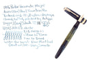 1946 PARKER VACUMATIC MAJOR AZURE BLUE PEARL FOUNTAIN PEN RESTORED NEAR MINT OFFERED BY ANTIQUE DIGGER