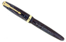 1946 PARKER AZURE PEARL VACUMATIC MAJOR SINGLE JEWEL FOUNTAIN PEN RESTORED OFFERED BY ANTIQUE DIGGER