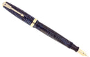 1946 PARKER VACUMATIC MAJOR AZURE BLUE PEARL FOUNTAIN PEN RESTORED NEAR MINT OFFERED BY ANTIQUE DIGGER