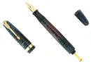 1946 PARKER AZURE PEARL VACUMATIC MAJOR SINGLE JEWEL FOUNTAIN PEN RESTORED OFFERED BY ANTIQUE DIGGER