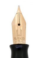 1946 PARKER VACUMATIC MAJOR AZURE BLUE PEARL FOUNTAIN PEN RESTORED NEAR MINT OFFERED BY ANTIQUE DIGGER