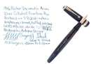 1946 PARKER AZURE PEARL VACUMATIC MAJOR FOUNTAIN PEN RESTORED OFFERED BY ANTIQUE DIGGER