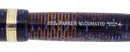 1946 PARKER AZURE PEARL VACUMATIC MAJOR FOUNTAIN PEN RESTORED OFFERED BY ANTIQUE DIGGER