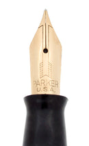 1946 PARKER AZURE PEARL VACUMATIC MAJOR FOUNTAIN PEN RESTORED OFFERED BY ANTIQUE DIGGER