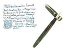 1946 PARKER VACUMATIC EMERALD PEARL SINGLE JEWEL FOUNTAIN PEN RESTORED EXCELLENT OFFERED BY ANTIQUE DIGGER