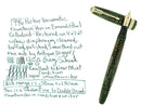 1946 PARKER VACUMATIC EMERALD PEARL SINGLE JEWEL FOUNTAIN PEN RESTORED NEAR MINT OFFERED BY ANTIQUE DIGGER