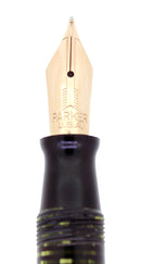 1946 PARKER VACUMATIC EMERALD PEARL SINGLE JEWEL FOUNTAIN PEN RESTORED NEAR MINT OFFERED BY ANTIQUE DIGGER