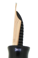 1946 PARKER STRIPED DUOFOLD SENIOR DUSTY ROSE BLUE DIAMOND FOUNTAIN PEN RESTORED OFFERED BY ANTIQUE DIGGER