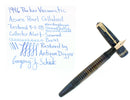 1946 PARKER AZURE PEARL VACUMATIC FOUNTAIN PEN RESTORED OFFERED BY ANTIQUE DIGGER