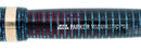 1946 PARKER AZURE PEARL VACUMATIC FOUNTAIN PEN MAJOR SIZE F-B FLEX NIB RESTORED OFFERED BY ANTIQUE DIGGER
