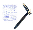 1946 PARKER VACUMATIC AZURE BLUE PEARL MAJOR FOUNTAIN PEN RESTORED OFFERED BY ANTIQUE DIGGER