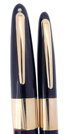 CIRCA 1945 SHEAFFER 14K AUTOGRAPH TOUCHDOWN FOUNTAIN PEN & PENCIL STICKED MINT IN BOX OFFERED BY ANTIQUE DIGGER