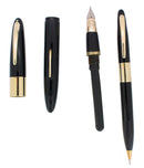 CIRCA 1946 SHEAFFER 14K AUTOGRAPH LEVER FILL FOUNTAIN PEN & PENCIL SET RESTORED OFFERED BY ANTIQUE DIGGER