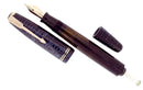 1947 PARKER AZURE PEARL VACUMATIC MAJOR FOUNTAIN PEN RESTORED CONDITION OFFERED BY ANTIQUE DIGGER
